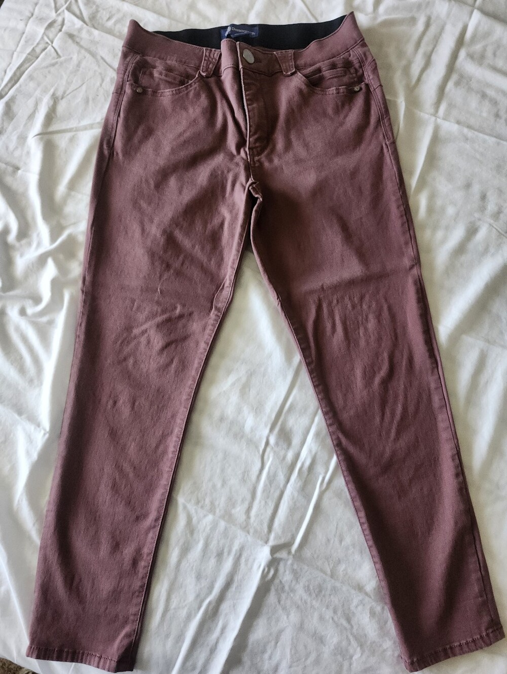 DAILY LOOK Democracy AbSolution Ankle Skimmer - Dark Rose - Size 12